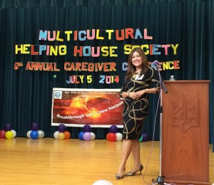 Gigi Grey-Ricarse when she hosted the 6th MHHS Caregivers Conference (1)